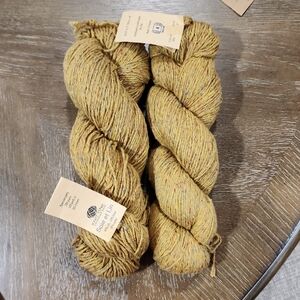 Golden Yarn Skeins